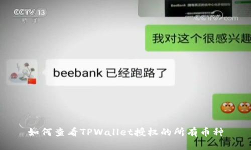 如何查看TPWallet授权的所有币种